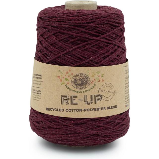 Lion Brand Yarn Re-Up Bonus Bundle Yarn  Pomegranate