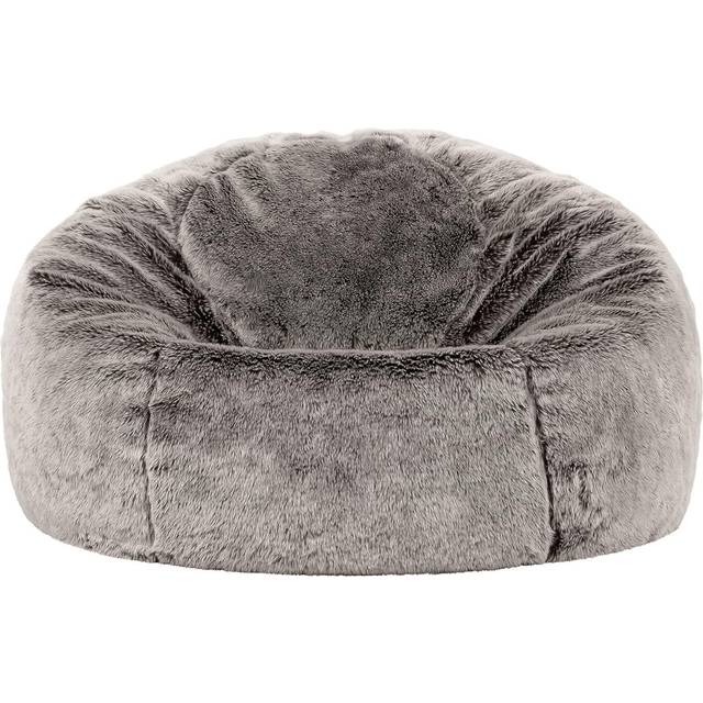Classic Faux Fur Bean Bag - OEKO-TEX certified - Grey