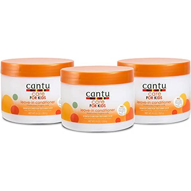 Cantu Care for Kids LeaveIn Conditioner with Shea Butter 10 oz Pack of 3