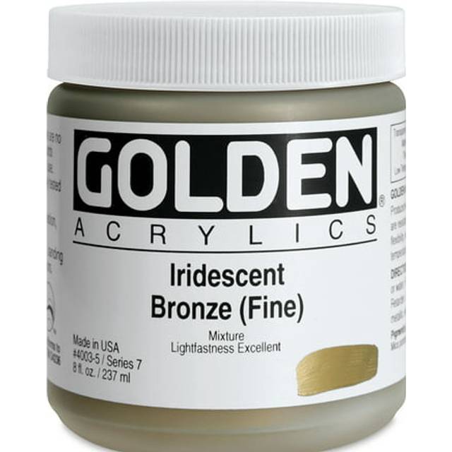 Golden : Heavy Body : Acrylic Paint : 237ml (8oz): Bronze Fine Iridescent