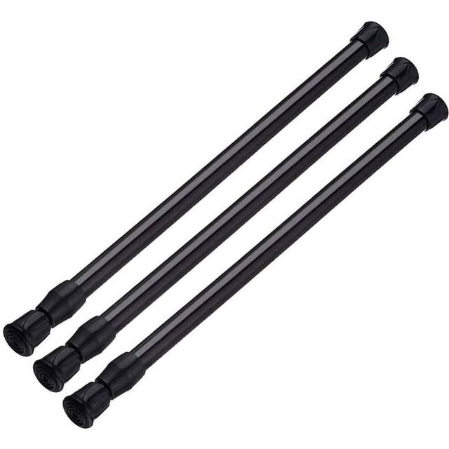 3pcs Spring Curtain Rods 16 To 28 Inch Tension Rod Spring Curtain Rod