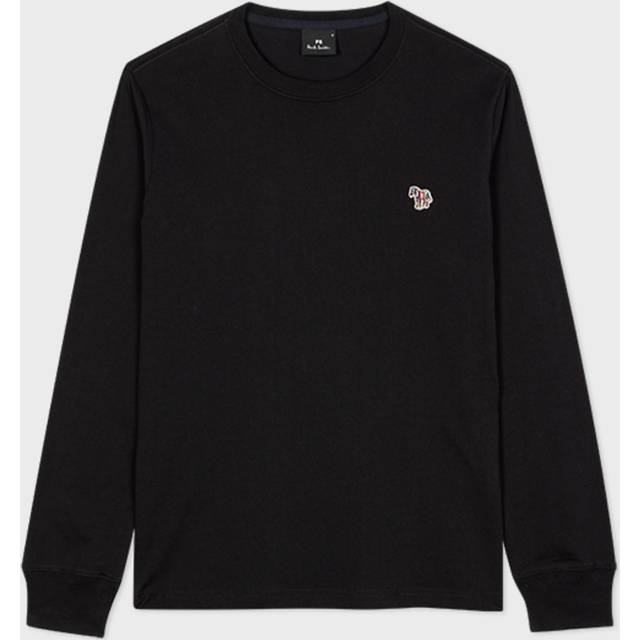 Regular Fit Zebra Long Sleeve T Shirt Black, Small