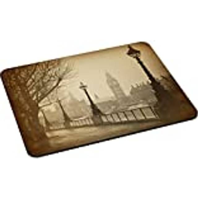 PEDEA Gaming och kontorsmusmatta – 220 x 180 mm – med sydda kanter och halkfri botten, Big Ben