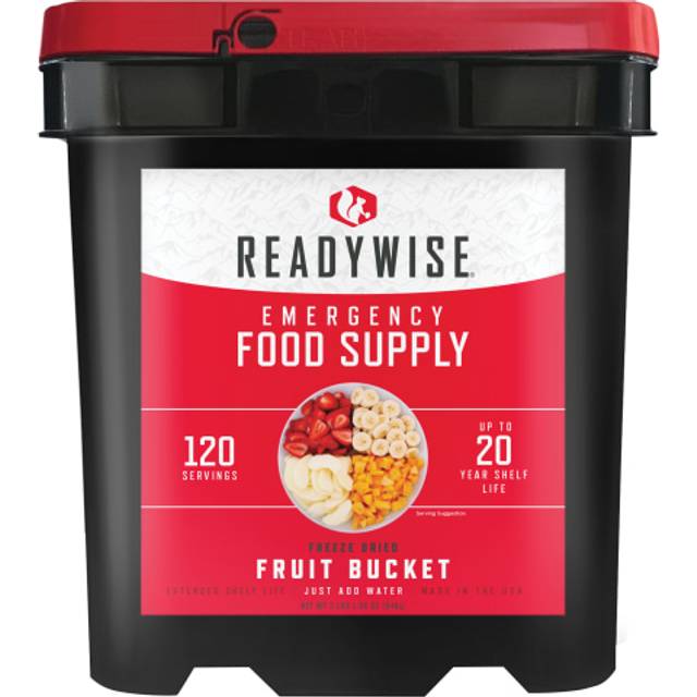 ReadyWise 120 Serving Freeze Dried Fruit Bucket | Frystorkad mat | 848g