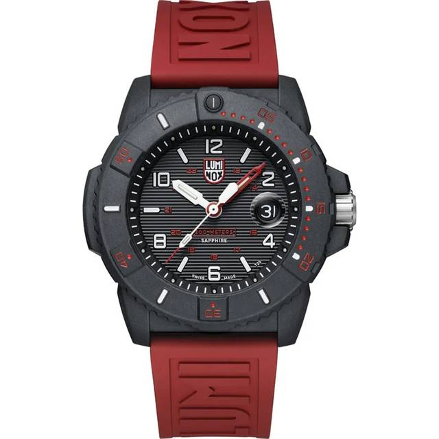 Luminox Navy Seal 3600 Series Black Dial & Red Strap Men's Watch XS.3615.RF