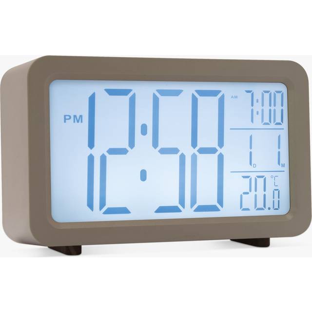 Acctim Harley Grey LCD Alarm Clock 7cm - 5 x 11 x 7cm