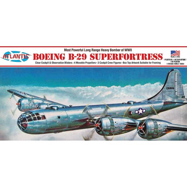 Plastic Model Kit With Swivel Stand-Boeing B-29 Superfortress -H208
