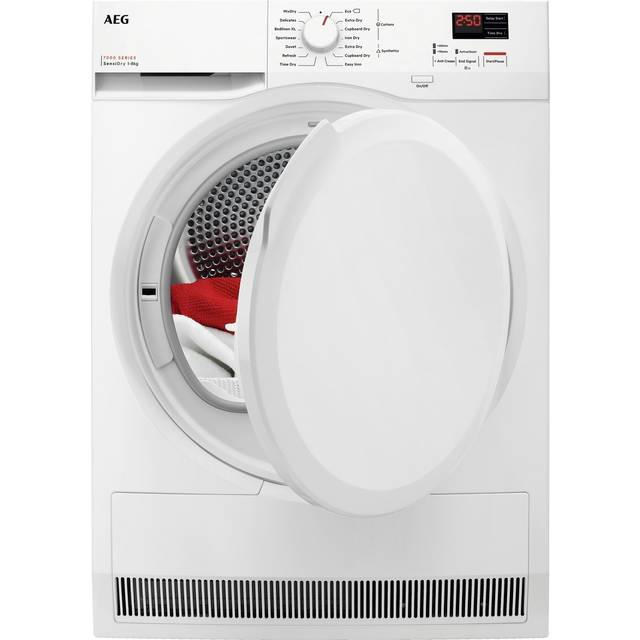 AEG TR708L0B 7000 SensiDry 8kg Heat Pump Tumble Dryer - White