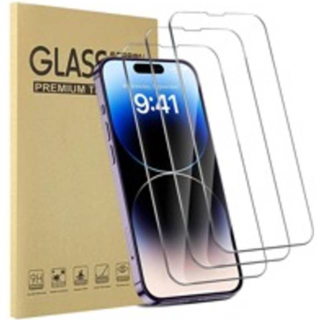 SHEIN 3 Packs Apple Mobile Phone Full Screen HD Anti-Drop Tempered Glass Protective Film For IPhone 16 Pro Max 16 16 Pro 16 Plus 15 Pro Max 15 15 Pro 15 Plu