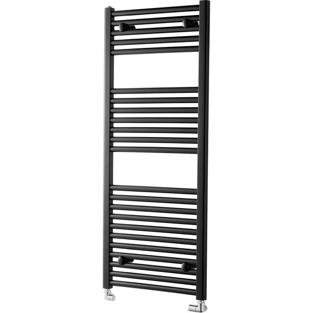 Towelrads Pisa Central Heating Towel Radiator - 800 x 500mm - Black
