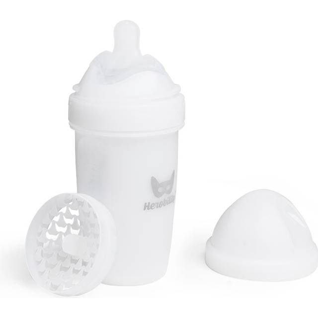 Dubbel Anti-kolik Nappflaska LT 240 ml Vit