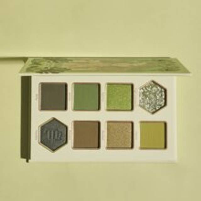 SHEGLAM Virtuous Virgo Palette 8-Clolor Shimmer Matte Eyeshadow Palette Green Gold Shiny Glitter High Pigment Long Wear Blendable Pro Eyeshadow Christmas Wint