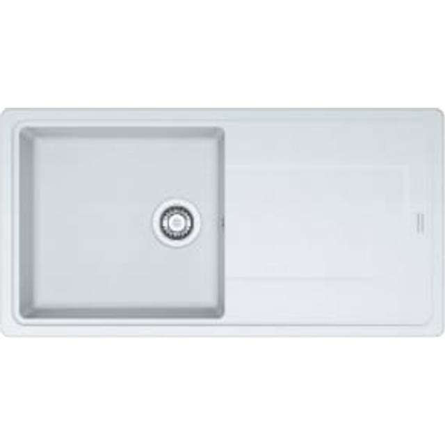 Carron Phoenix Janus Single Bowl Inset White Synthetic Kitchen Sink