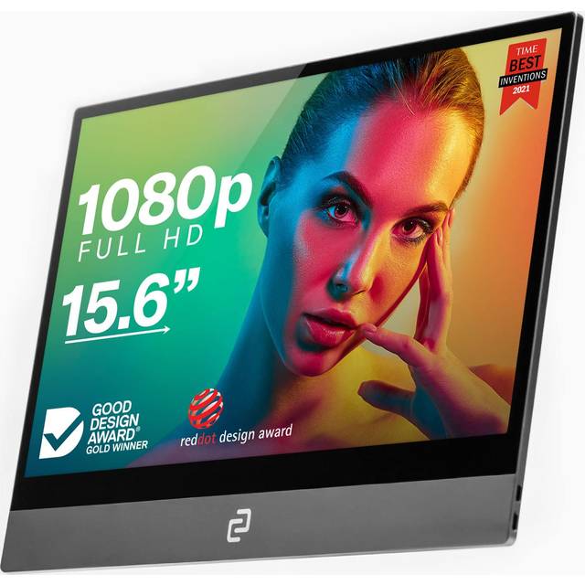 espresso Displays Portable Monitor - Touchscreen Portable External Monitor for Laptop - Stunning Ultra Thin - 15.6? 1080P Full HD - Travel Monitor -