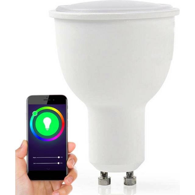 WiFi Colour Changing LED Light Bulb 4.5W GU10 Full RGB SMART Dimmable Lamp