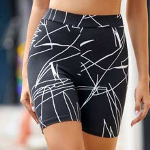 SHEIN Graphic Print Cycling Shorts