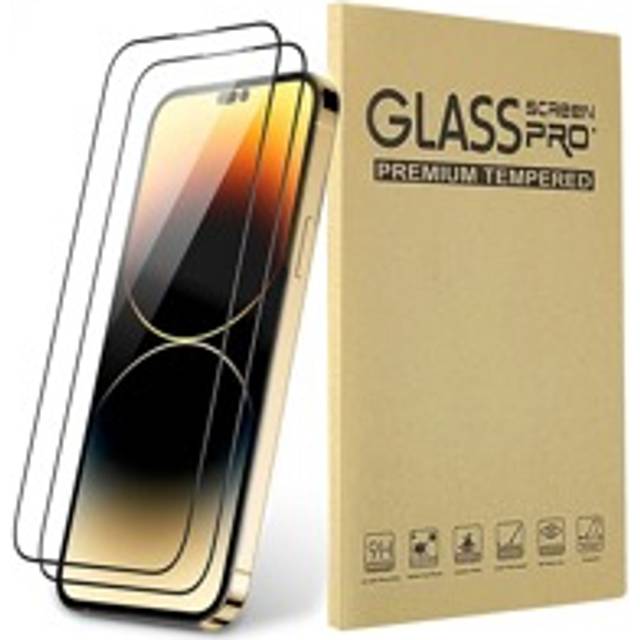 SHEIN 2pcs HD Screen Protection Tempered Film Compatible With IPhone 16/16 Plus/16 Pro/16 Pro Max/15/15Pro/15Plus/15Promax