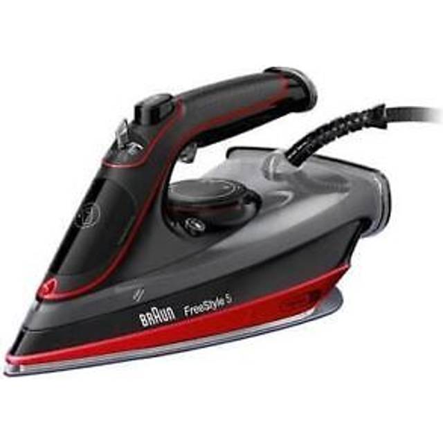 Steam Iron Braun Freestyle 5 Si 5057 Rd, Black And Red, Powerful