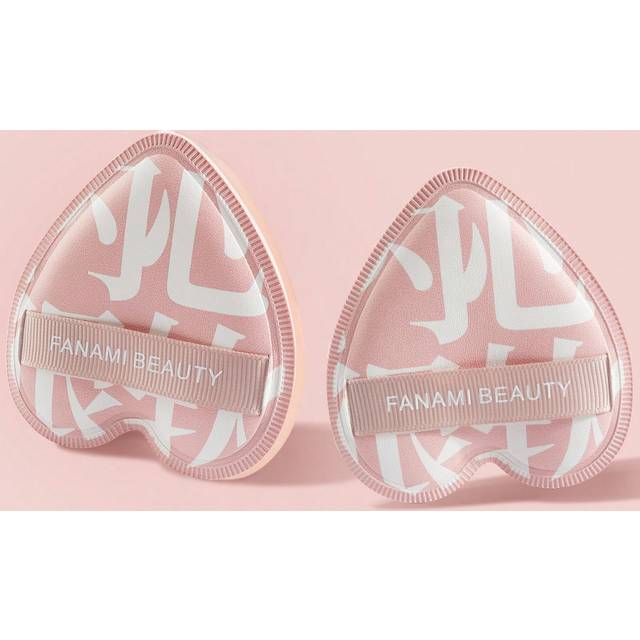 SHEIN 2pcs Soft And Non-Fall Apart Candy Puff For Makeup. Made Of High-Density Sponge, Giving Perfect Texture For Makeup Application. Its Design Makes It Id