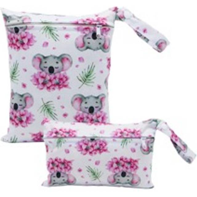 SHEIN 2pcs Baby Cartoon Graphic Diaper Bag