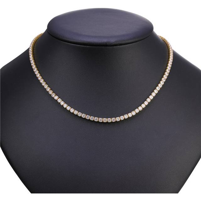 SHEIN 1pc Diamond-studded Simple Choker Necklace