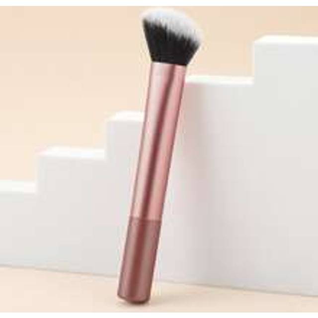 SHEIN 1pc Contour Brush, Premium Contour Blush Face Makeup Brush, Perfect For Cheek Forehead Jaw Nose Blending Deepening Contouring Polishing, Suitable For