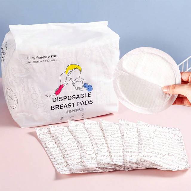 100 Count engångs amningsskydd, läckagesäkra amningsskydd för amning, säkra, torra, andas, ultratunna och extra absorberande, individuellt inslagna, s - Vitt (En-Storlek)