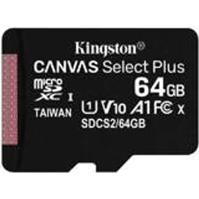 Kingston 1st SDCS2 micro sd-kort 32GB/ 64GB/128GB/256GB/512GB A1 U3 High Speed TF-kort Minneskort för Smartphone Dashcam - Svart (32G,64G,128G,256G,512G)