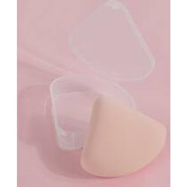 MAANGE 1pc Triangle Powder Puff With Case For Wet Use,Soft And Skin Friendly Makeup Puff,Makeup Tools Easy Carrying For Travel