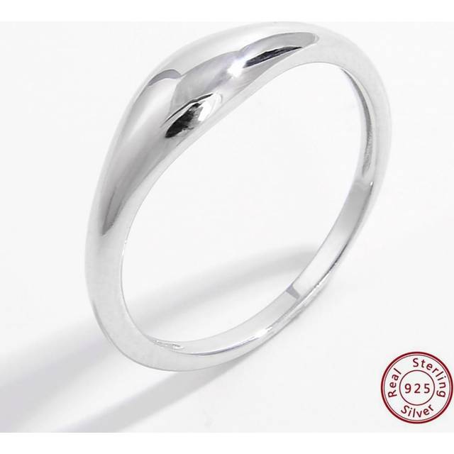 SHEIN 1pc Delicate Simple Elegant Cute & Classic 925 Silver Polished Ring Suitable For Women&#39;s Dating And Expressing Personality Gift
