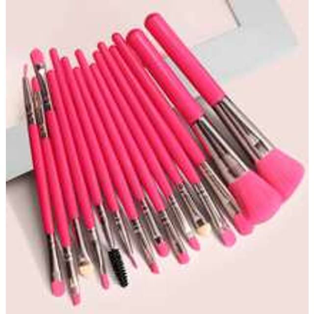 SHEIN 15pcs Makeup Brush Sets Premium Synthetic Hair Eyeshadow Blending Brush Sets Cosmetics Tools For Face And Eyes