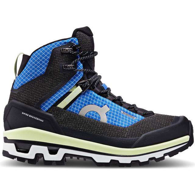 On Cloudalpine Waterproof Boots - Cobalt/Limelight - UK 5
