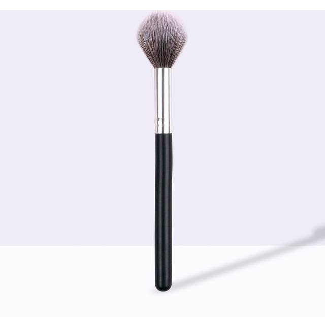 1 st Black Flame Formed Blush Borste med mjuka borstar för highlighter makeup - Svart