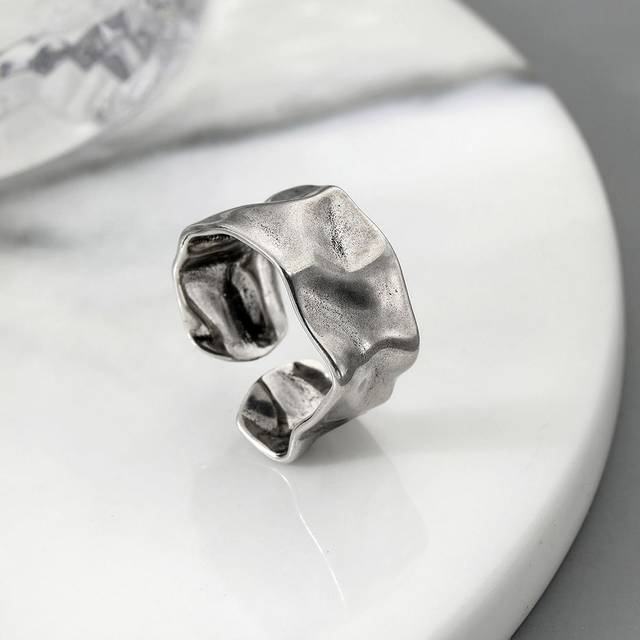Herr Vid Omlott Ring Antikt Silver Koppar Fashionabel Mest Populär Smycke Presenter Party (En-Storlek)