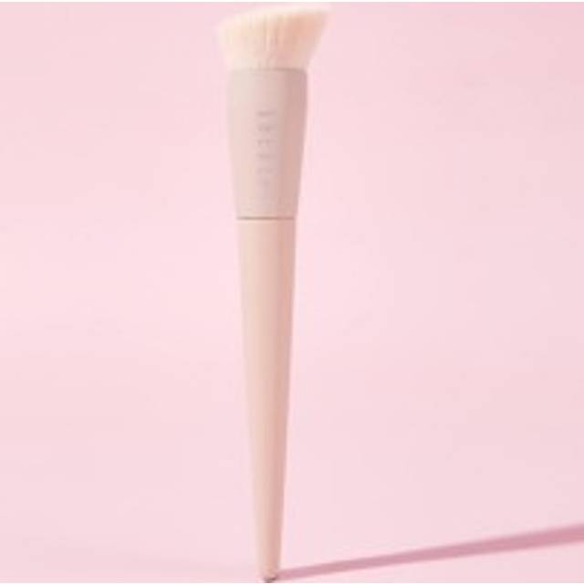 SHEGLAM Skinfinite Foundation Brush Synthetic Flat Top Grooved Deaign Foundation Brush Professional Makeup Brush Liquid Blending Makeup Tool Father&#39;s Day Grad