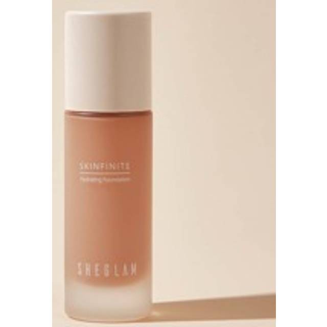 SHEGLAM Skinfinite Hydrating Foundation-Walnut Flawless Dewy Foundation Hydrating Coverage Invisible Pore Concealer Pore-Less Non-Greasy Lightweight Natural S