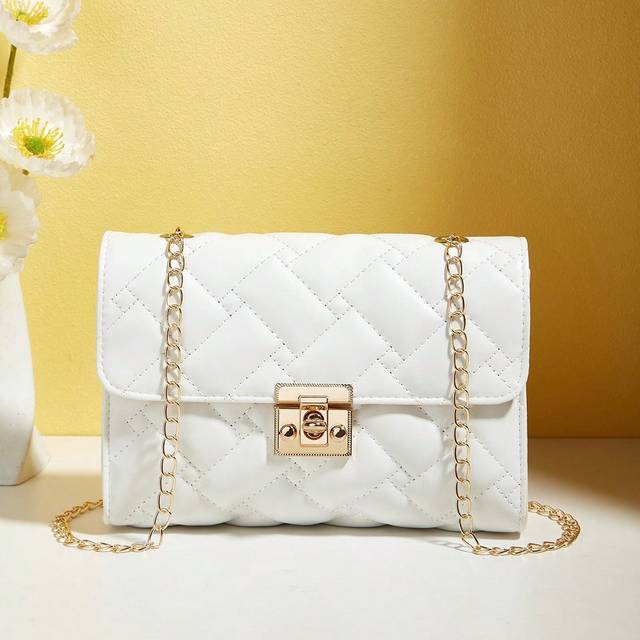 SHEIN Mini Crossbody Phone Bag With Diamond Pattern