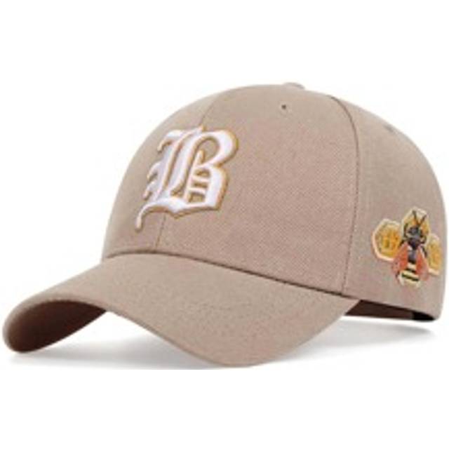 1 st Män Brev Broderad Casual Style Baseball Keps för Utomhus Sport Street - Kaki (En-Storlek)