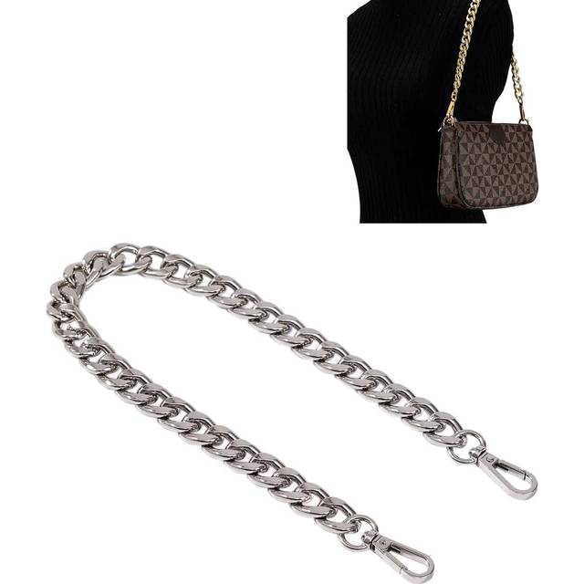 SHEIN Chain Bag Strap For Strap Replacement Metal Aluminum Portable Bag Accessories Stylish Durable For Rookies & White-collar Workers For Teen Girls Women