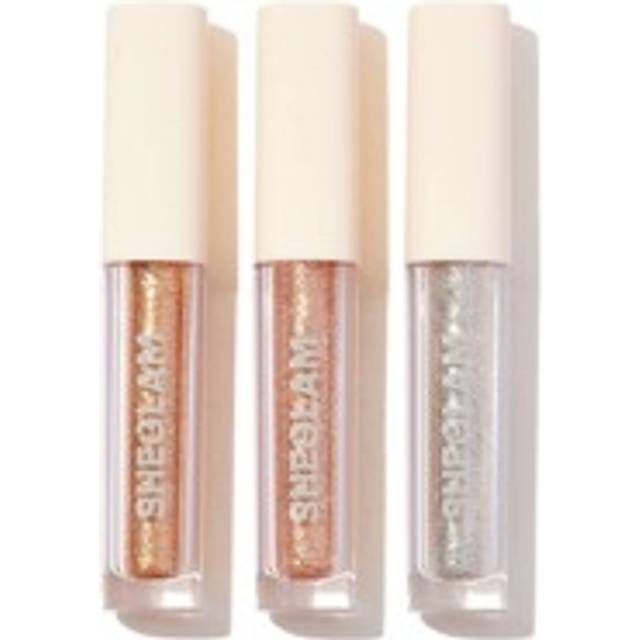 SHEGLAM Starry Wish Liquid Eyeshadow Trio-North Star 3 Pcs/Set Glitter Finish Eyeshadow Set Pigmented Metallic High Shine Long Lasting And Long Wear Diamond G