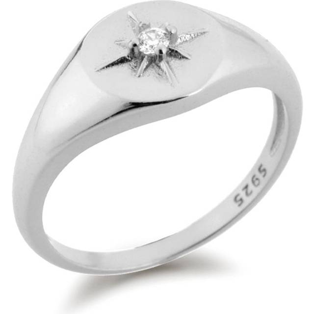 ANDYWEN 1pc Elegant & Fashionable 925 Sterling Silver Cubic Zirconia Ring For Women, Party Anniversary Gift Wedding Engagement Bridal Jewelry