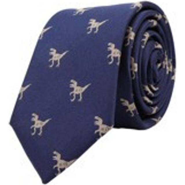 SHEIN 1pc Men Dinosaur Embroidery Tie Stylish Design Tie Enhancing Attire Work