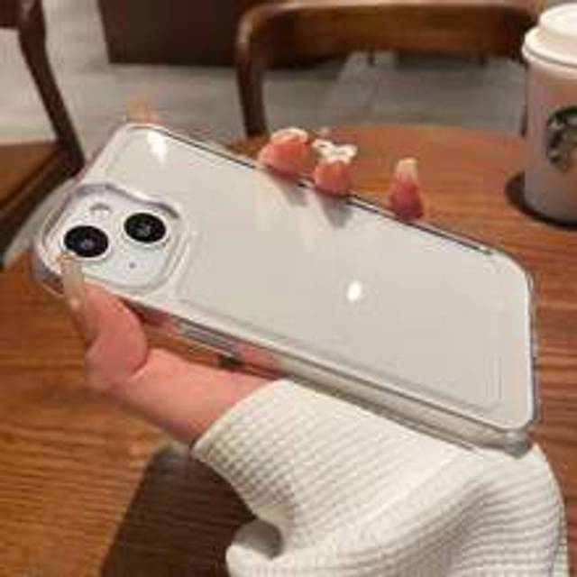 Transparent stötsäkert skyddsfodral för 16, 15, 14, 13, 12 Mini, 11 Pro, X, XR, XS Max, 7, 8 Plus - Genomskinlig (Multi-size)