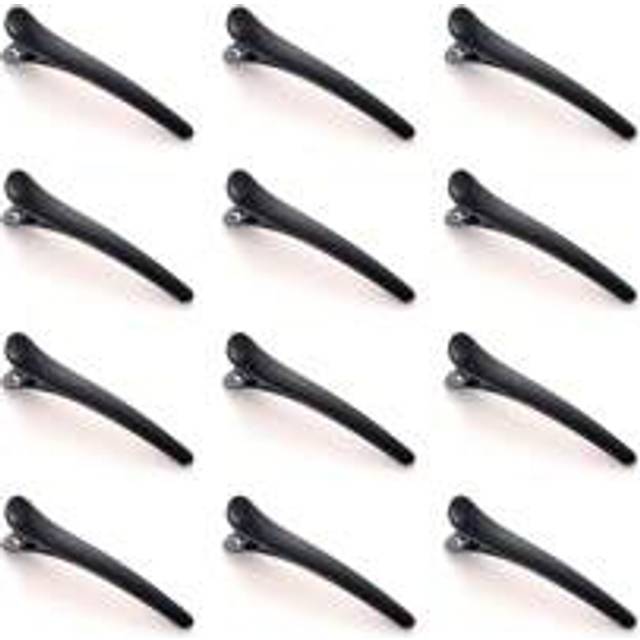 SHEIN Hair Clip For Styling, 12pcs Plastic Duckbill Alligator Shaped Hair Tool For Women, Hair Rollers, Heatless Curls, Hair Curler, Hair Products And Acces