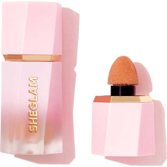 SHEGLAM Color Bloom Liquid Blush Matte Finish-Float On Gel Cream Blush Long Lasting Non-Fading Highly Pigmented Lightweight Long Wear Smooth Blusher Christmas