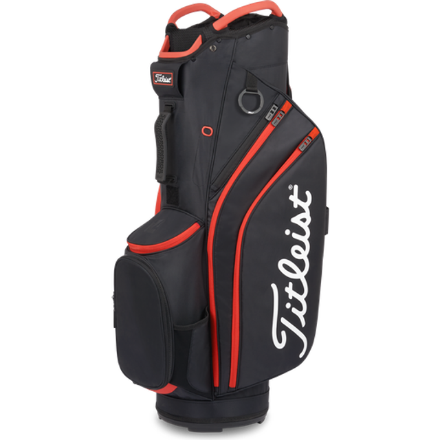 Titleist Cart 14 Golfbag - Svart/Röd
