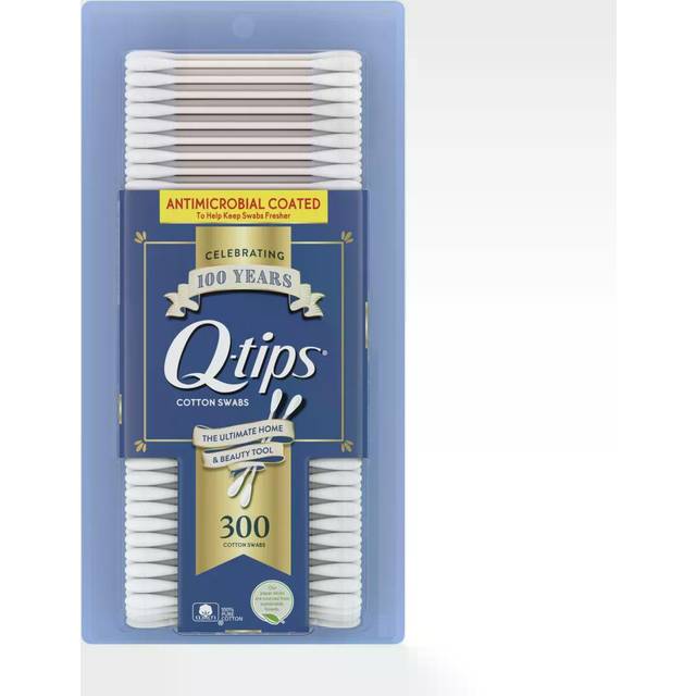 UNILEVER - Qtips Cotton Swabs Antimicrobial - 300 Count