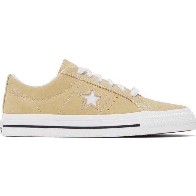 (9.5) Converse One Star Pro Ox Unisex Casual Trainers in Oat Milk