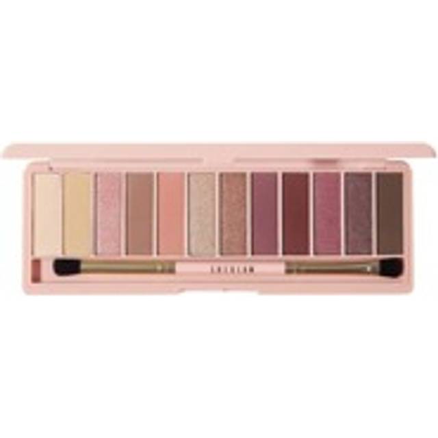 SHEGLAM Berry Palette 12-Color Matte Eyeshadow Palette Satin Metallic Pearlescent High Pigment Soft Smooth Eyeshadow Eye Makeup Cosmetics Christmas Party Eyes