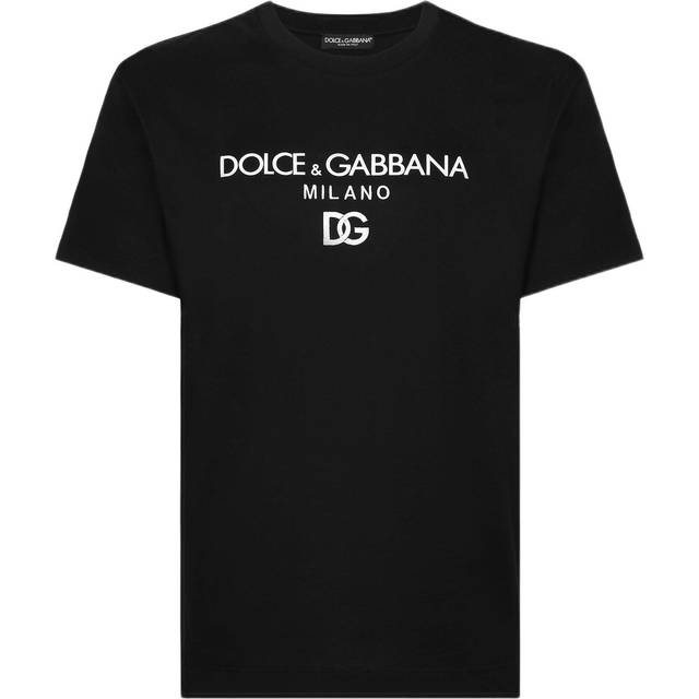 Dolce & Gabbana, T-Shirts, male, Black, M, Black T-shirts and Polos
